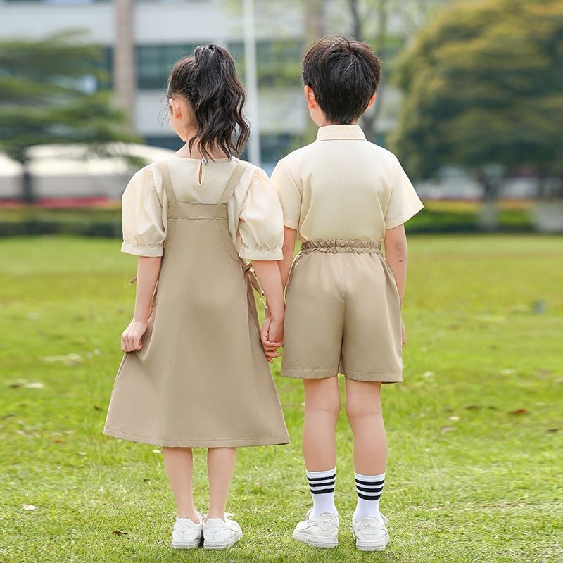 Quality Dress Set Kids Top+Suspender Skirt 2Pic Children Flower Leisure Suit 3-14 Years Youth Party Clothes boy set