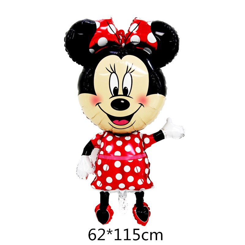 Giant Mickey Minnie Mouse Balloons Disney Cartoon Foil Balloon Baby Shower Birthday Party Decorations Kids Classic Toys Air Gift