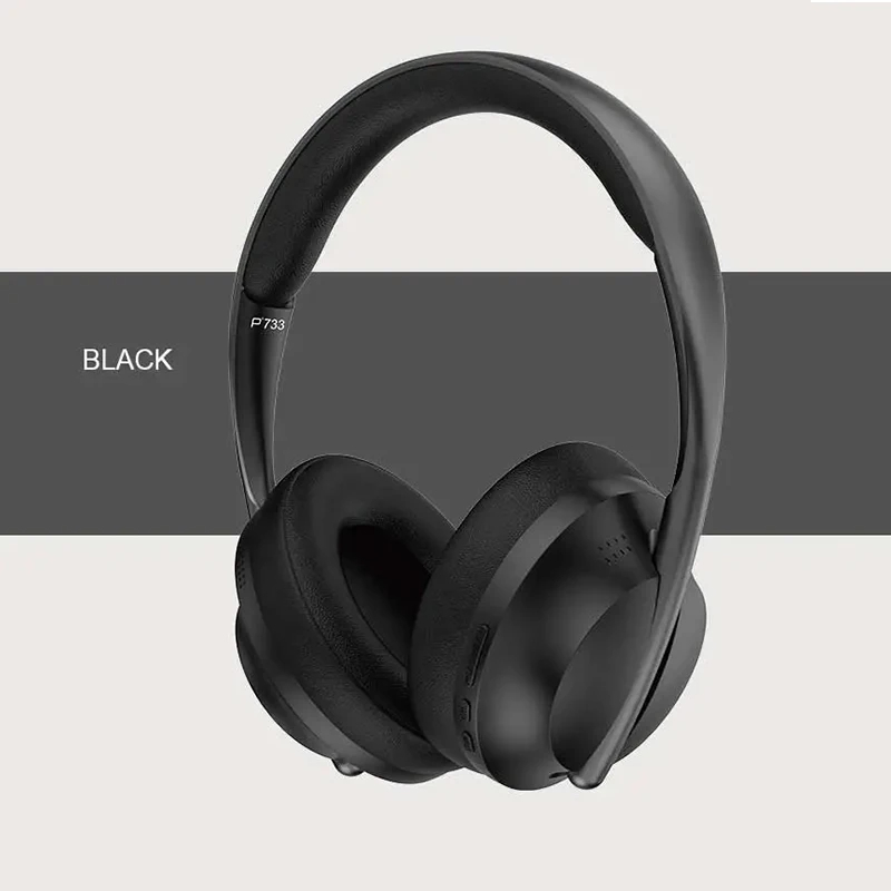 New P733 Head-mounted Wireless Bluetooth Headphones HD Call Stereo Music Game Headset Support TF Card For iPhone 14 13 12 ProMax