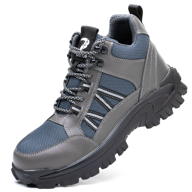 Anti-Smashing Anti-Piercing 2024 Fashion New Safety Work Shoes Oil-Resistant Corrosion-Resistant Non-Slip Steel-Toed Shoes