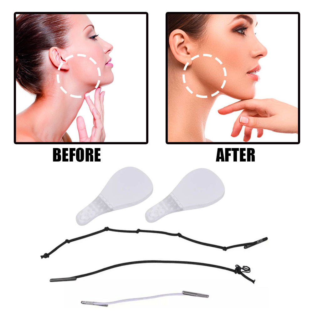 40Pcs/Set Invisible Thin Face Stickers V-Shape Face Facial Line Wrinkle Sagging SkinFace Lift Up Fast Chin Adhesive Tape &