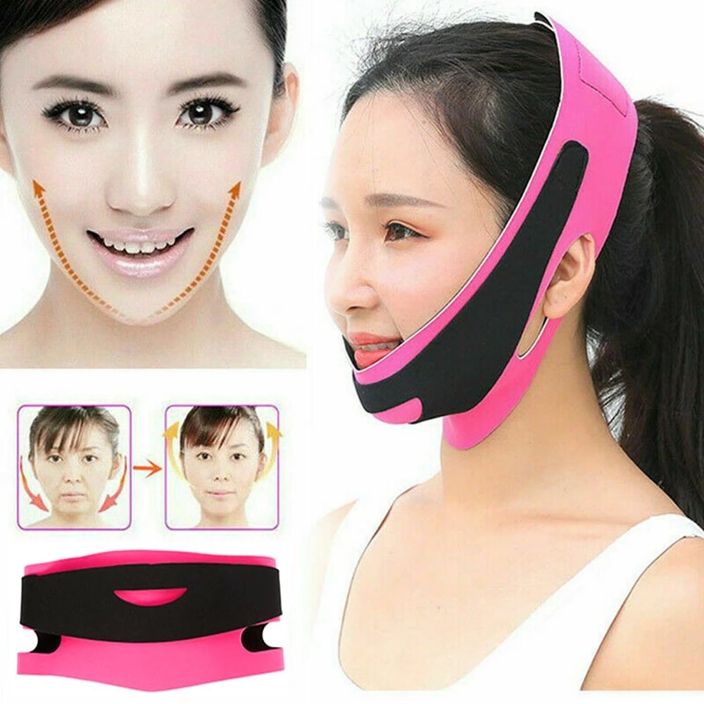 Face Slimming V-Line Chin Cheek Lift Up Bandage Women Face Shaper Anti Wrinkle Strap Neck Firming Elastic Belt Facial Sleep Mask