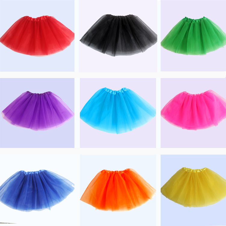 Children SkirtsWholesaleGirl Clothing SummerColorGirlsClothes ColorfulKids Tutu Skirt PrincessPettiskirt2-7Yearsjupe pourenfants