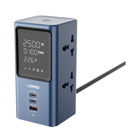 LDNIO SC2 7-IN-1 PORTS GAN45W TOWER EXTENSION