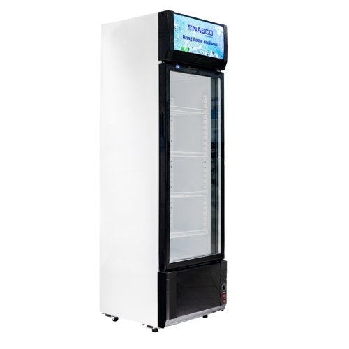 NASCO 288L DISPLAY FRIDGE WHITE