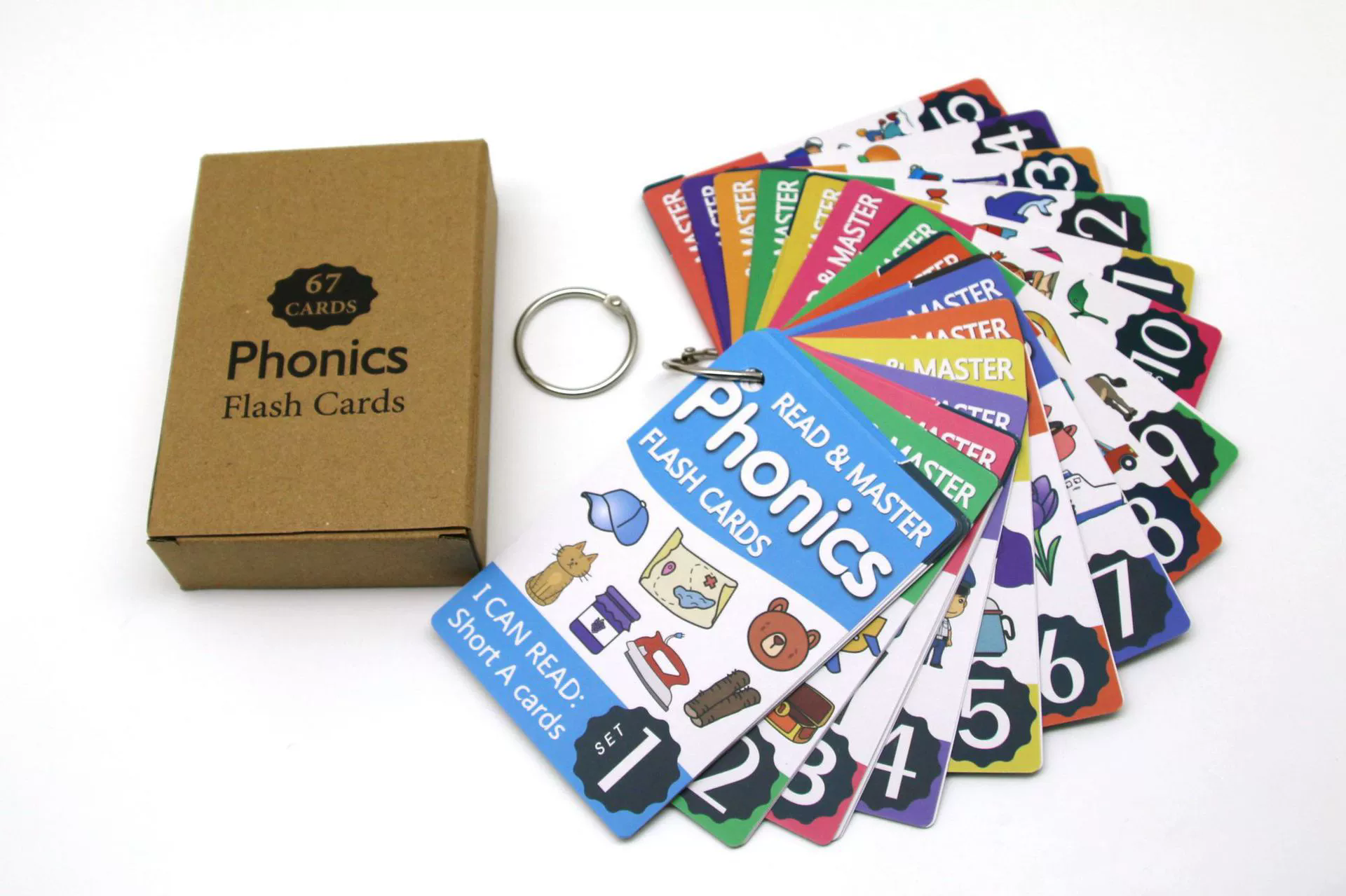 1 Sets Of English Phonics Flash Cards Children Early English Educational Learning Toys For Kids Cards Flash