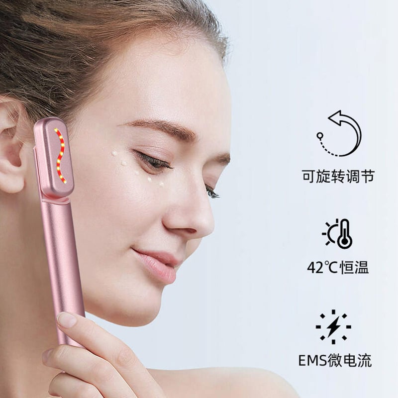 Microcurrent facial lifting device, red light facial and neck massager, firming, anti wrinkle, skincare and beauty