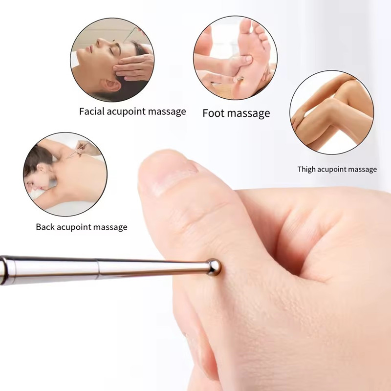 1PC Natural Jade Roller Eye Massager Facial Massage and Lifting Tool Eye Skin Anti Wrinkle Lifting Beauty Scraper