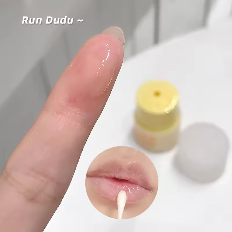 Gege Bear Small Honey Pot Vitamin Lip Mask Autumn and Winter Moisturizing Anti-drying Lip Balm