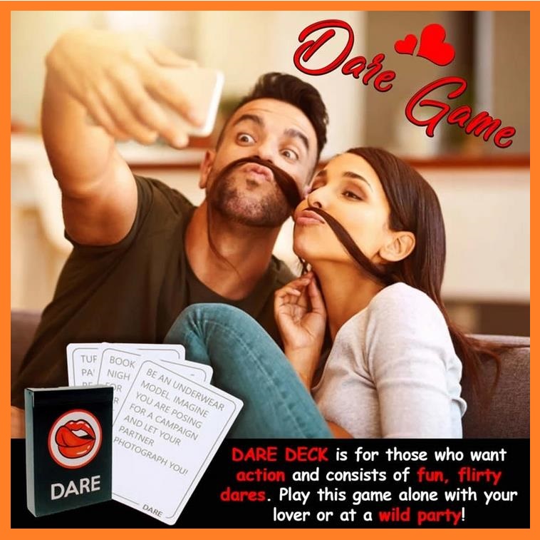 3 Games Cards In 1 Talk Or Flirt Or Dare Fun and Romantic Game For Couples card Perfect Lovely Couples Valentine's Day Gift