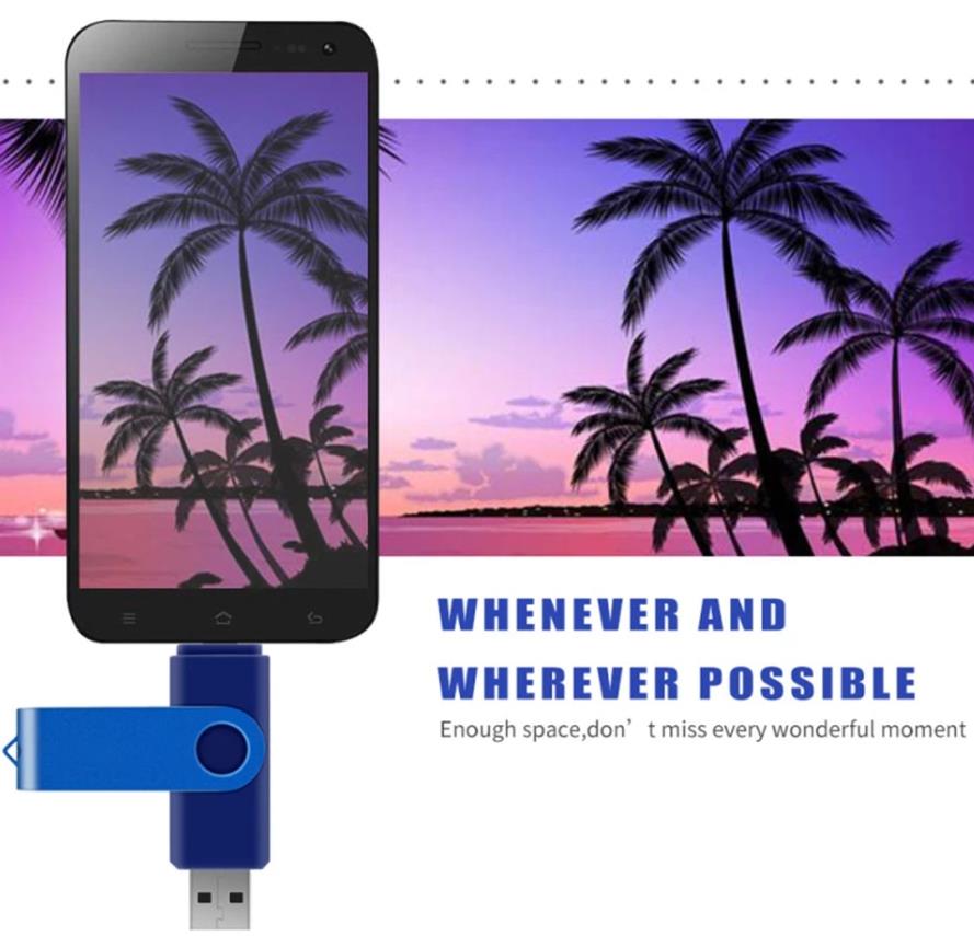 Metal Pen Drive 32GB Cle Usb Flash Drive 64GB 128GB Mini Pendrive 16GB Memoria Usb Stick 8GB Mobile Phone OTG Chiavetta Usb Gift