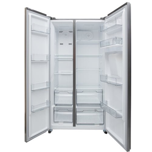 TCL 529L P692SBNWD SIDE BY SIDE FRIDGE INOX