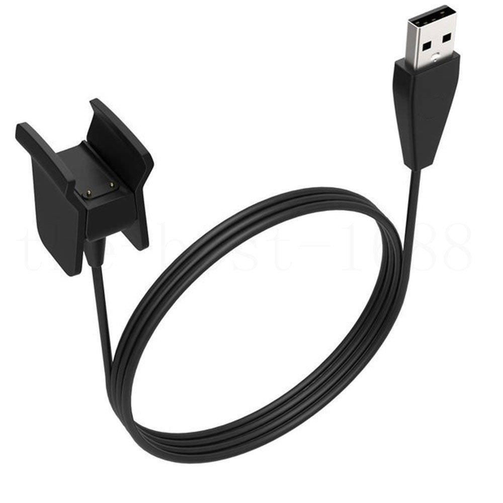 Replacement USB Charging Charger Cable Cord for Fitbit Alta HR Smart Wristband Black