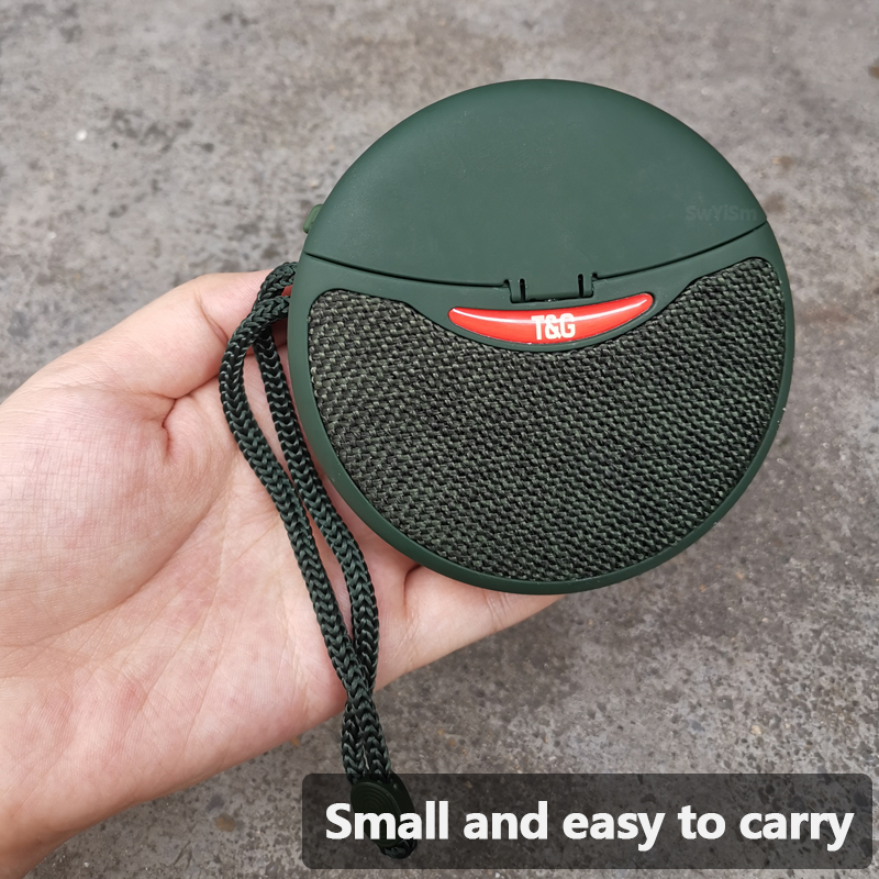TG808 mini wireless bluetooth speaker wireless earphone two-in-one TWS subwoofer stereo hands-free multi-function / TF card / FM