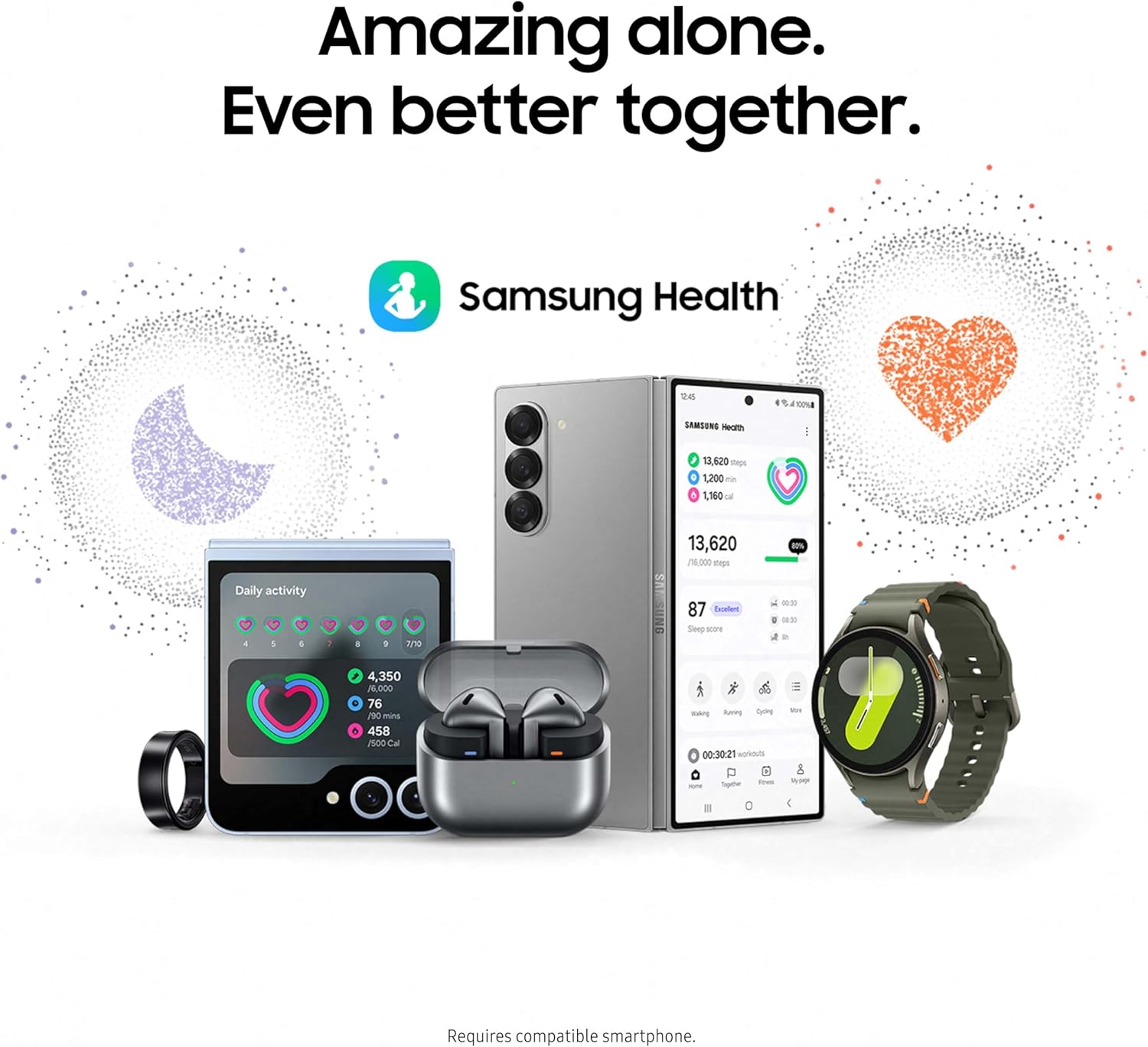 Samsung Galaxy Watch 7 44mm Bluetooth AI Smartwatch w/Energy Score, Wellness Tips, Heart Rate Tracking, Sleep Monitor, Fitness Tracker, 2024, Silver [