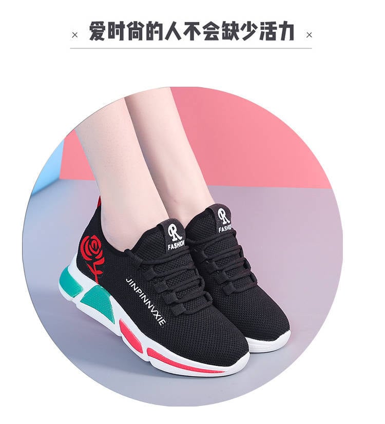 Running Shoes For Women Lace-up Woman Sneakers Breathable Mesh Women Sport Shoes Women's Shoes
