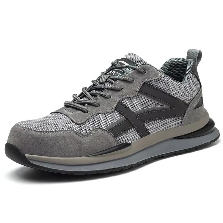 Anti smashing and stab steel toe labor protection shoes breathable summer work shoes men's protective shoes