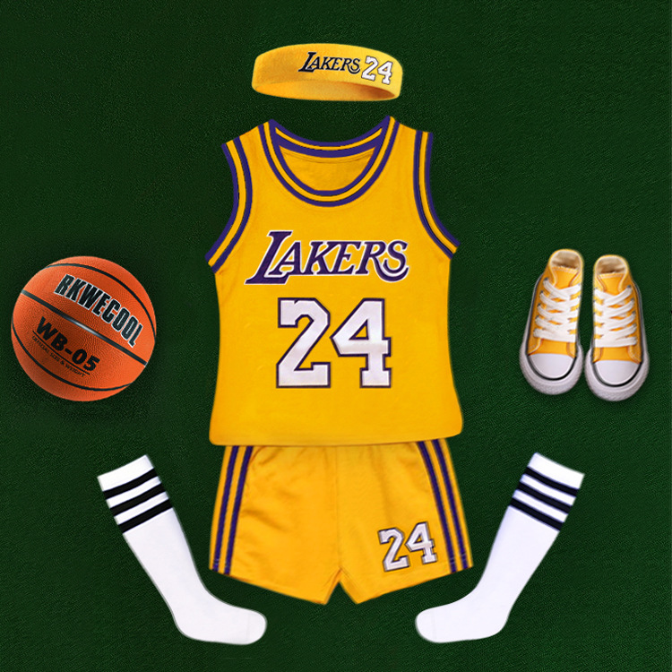 Summer Boys Basketball Uniform Children's Tracksuits Sports Suits Toddler Clothing Sets LeisureKids Vest T Shirt+shorts+sock 3pc