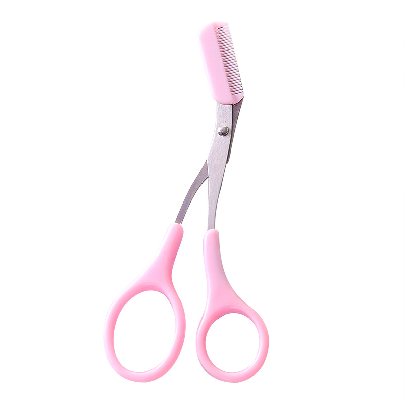 Eyebrow Shaping Cut Scissors Comb Hair Remover Beauty Scissors Shaver Makeup Tools Hair Grooming
