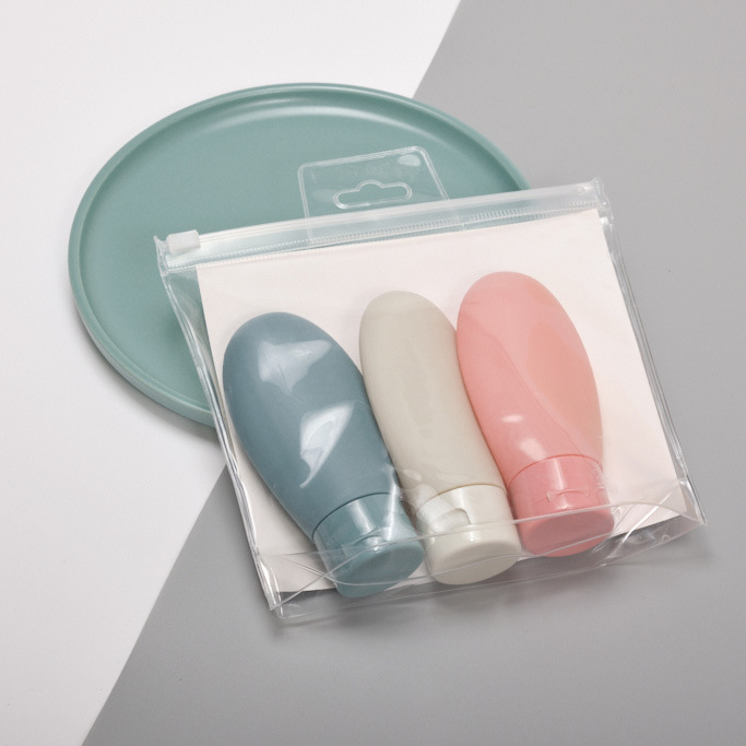 3pcs/set Nordic Syle Travel Refillable Bottle Kit Portable Essence Shampoo Shower Gel Bottles Container Can carry on the Plane