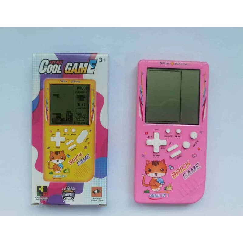 Mini Portable Retro Handheld Console Children Classic Pocket Nostalgic Play BRICK Game Machine Educational Toys Puzzle Game