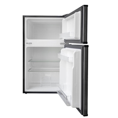 MIDEA 87L TABLE TOP DOUBLE DOOR FRIDGE BLACK