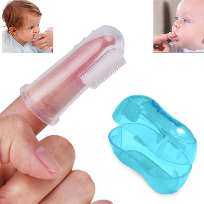 Soft Finger Toothbrush Baby Kid Oral Cleaning Teeth Care Hygiene Brush Infant Tooth Brush For Newborn Care