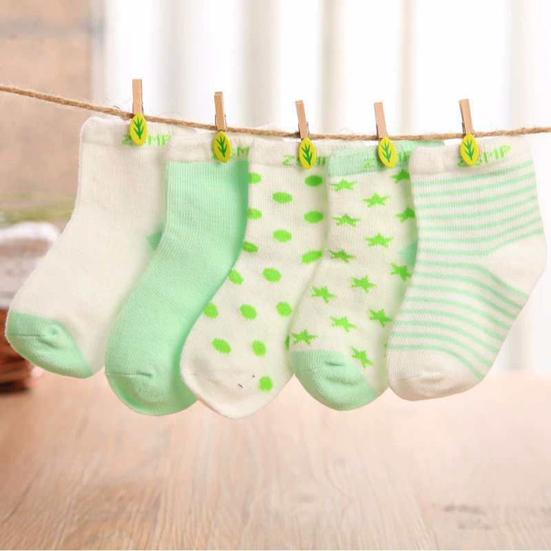 Children Socks Thin Comfortable Breathable Cotton Socks Fashion Baby Socks 5 Double Loaded