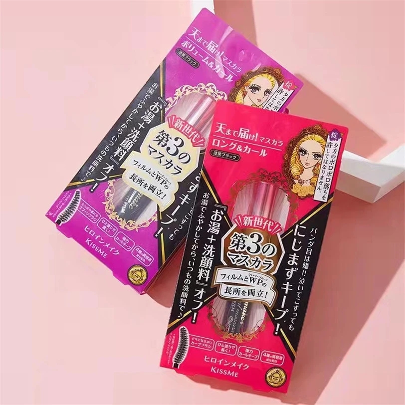 Kiss Me Mascara Lengthening Lash Eyelash Extension Eye Lashes Brush Long-wearing Waterproof Sweat-proof Beauty Makeup Mascara