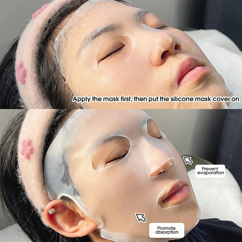 Silicone mask cover 3D hanging ear type anti-slip and anti-fall fixed mask auxiliary device Fresh-keeping mask protective cover
