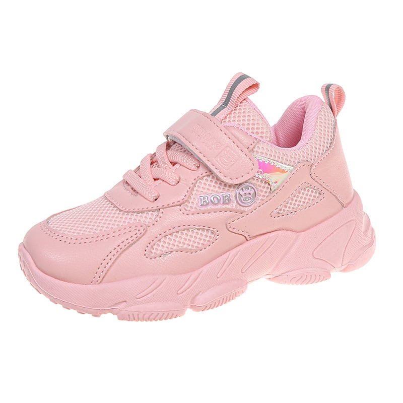 Spring And Summer New Children's Net Shoes Breathable Mesh Surface Girls Elementary School Sports Shoes Travel Shoes