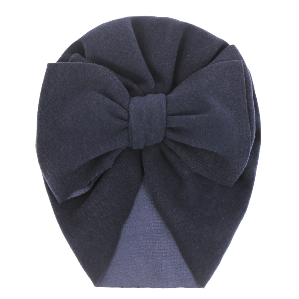 Baby Hat Girls Bows Turban Hats Infant Photography Props Cotton Kids Beanie Baby Cap Accessories Children Hats Newborns Bonnet