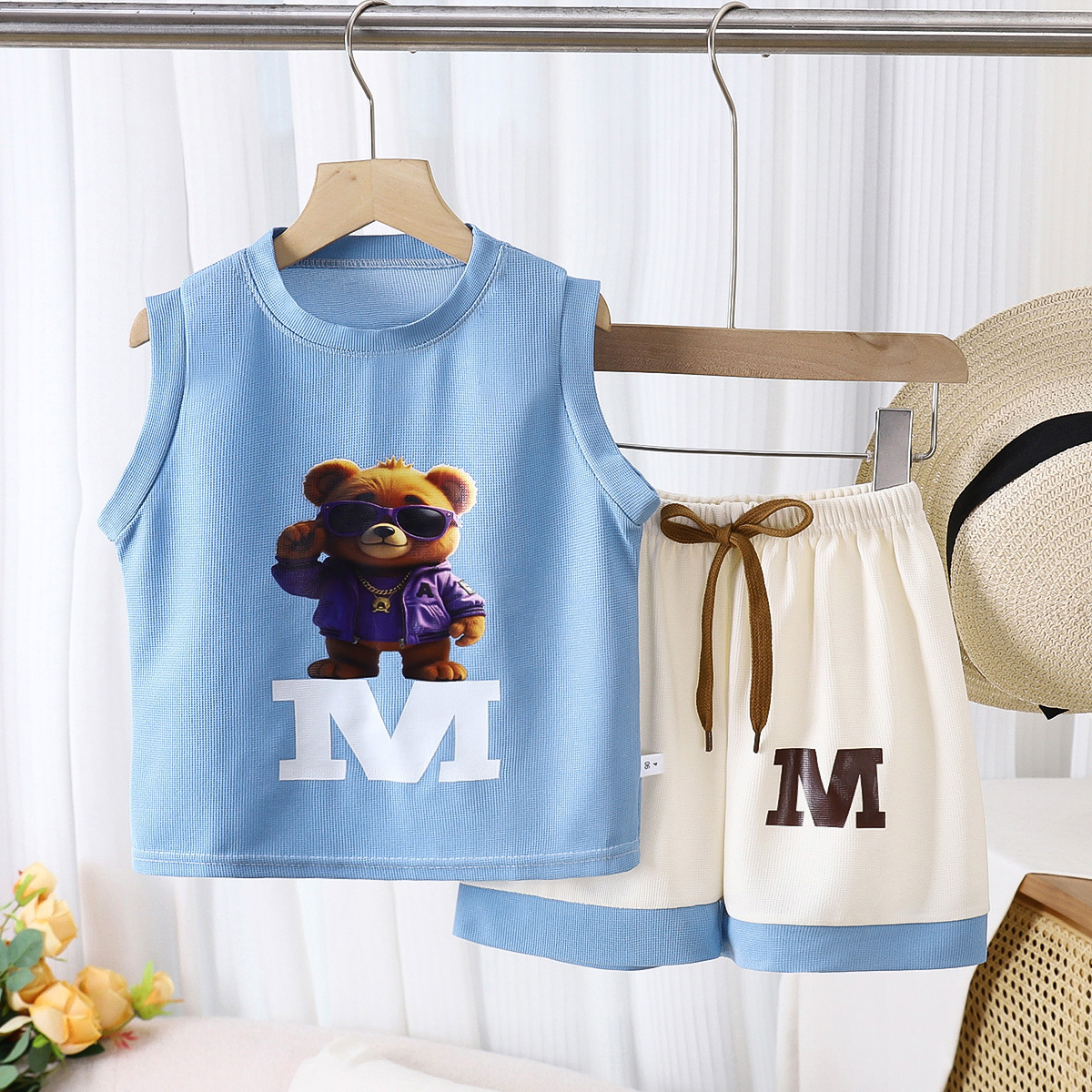 New Summer Baby Clothes Suit Children Boys Fashion Vest Shorts 2Pcs/Sets Toddler Casual Costume Infant Outfits Kids Tracksuits