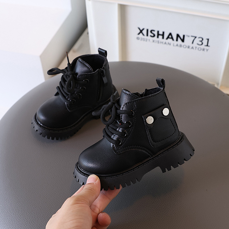 Fashion Girl Boot Autumn New Kid Shoes Classic Shoe Boys Casual Ankle Boots Versatile Boot