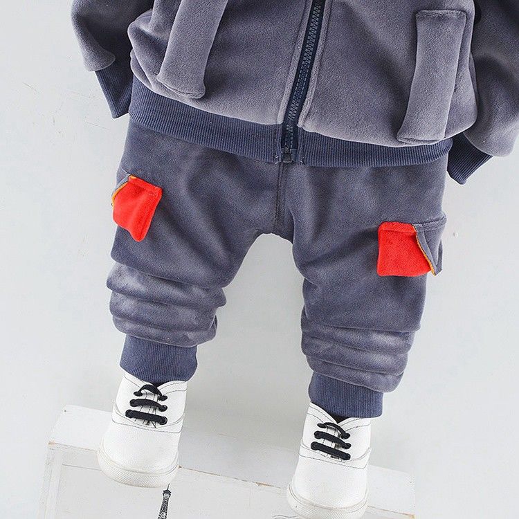2PCS Children Set Boys Clothes Tracksuit Kids Coats Hoodies Jacket+Long Pants Kids Sets