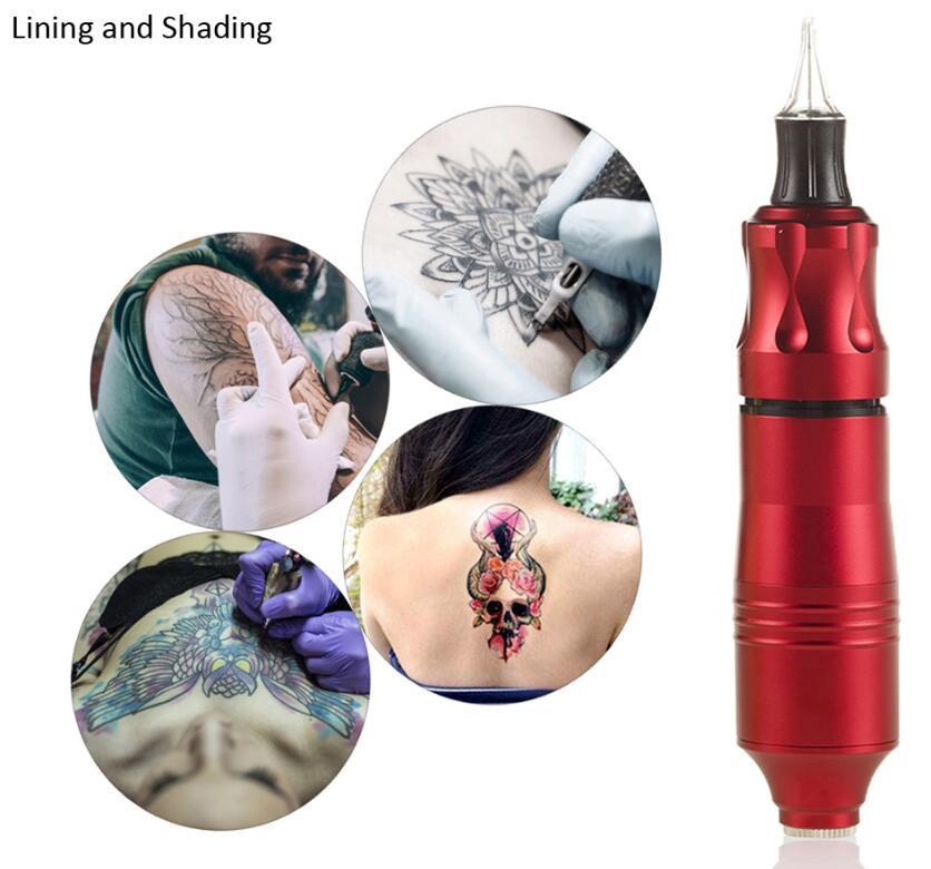 Complete Tattoo Machine Kits Power Supply Rotary Pen With Cartridge Needles Permanent Makeup Machine for Tattoo Se