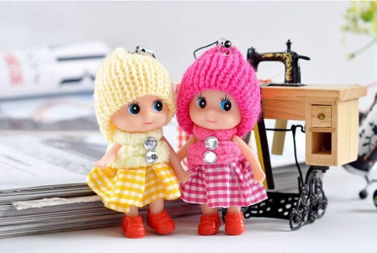 2pcs Kids Toys Soft Interactive Baby Dolls Toy Mini Doll For girls and boys Dolls & Stuffed Toys
