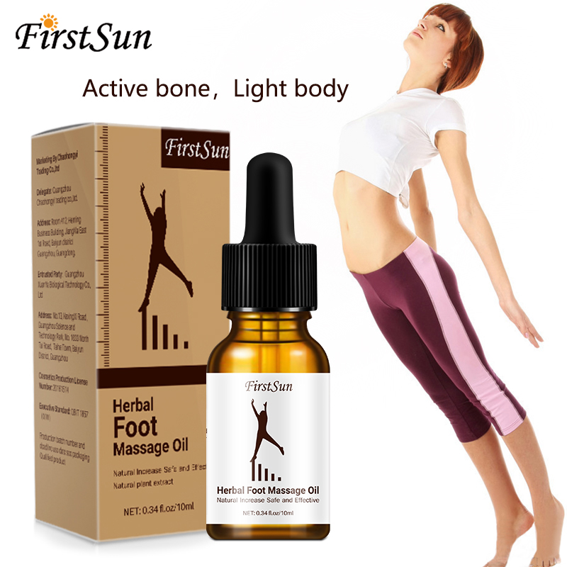 Firstsun Herbal Growth Boosting Height Increasing Essential Oil Natural Bone Grow Taller Foot Massage Oil Health Care Product