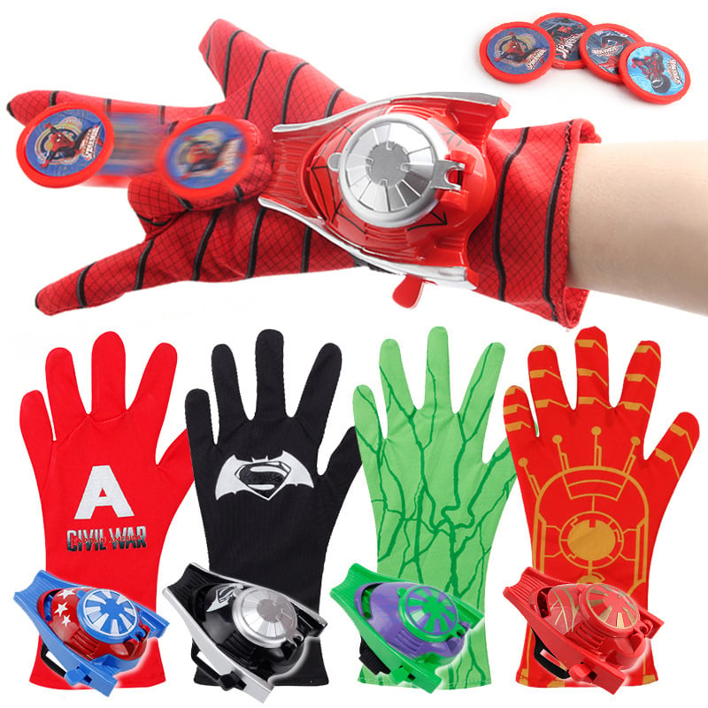 New One Piece Anime Figure Pvc Super Heroes Zings Cosplay Spider Gloves Laucher Wrist Launchers Kids Toys For Children Boys
