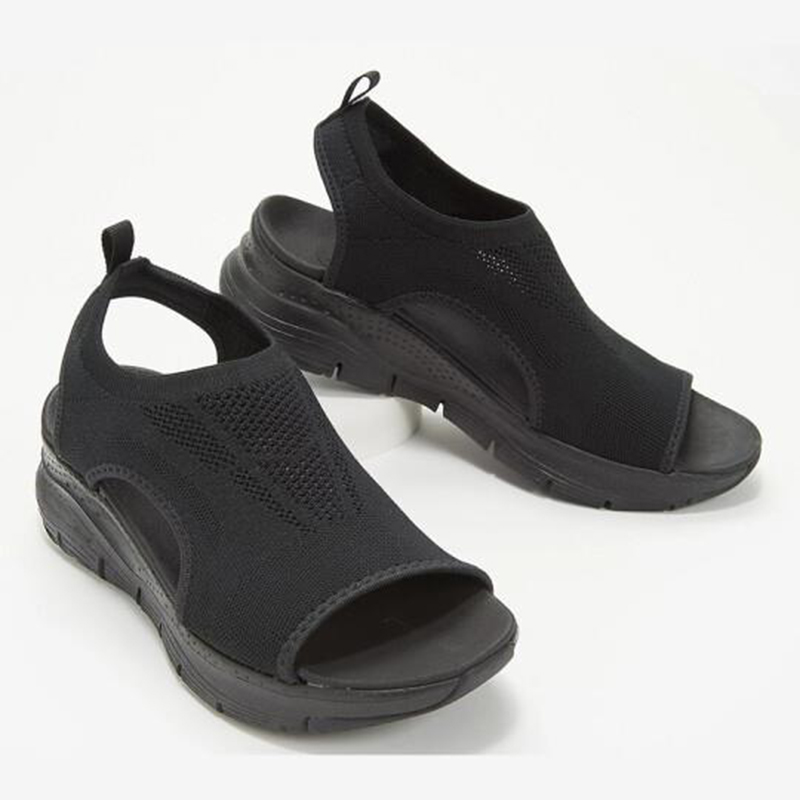 Summer Women Sandals Shoes Soft Heels Sandals Ladies Open Toe Wedges Shoes For Women Casual Shoes Platform SandaliasHeel