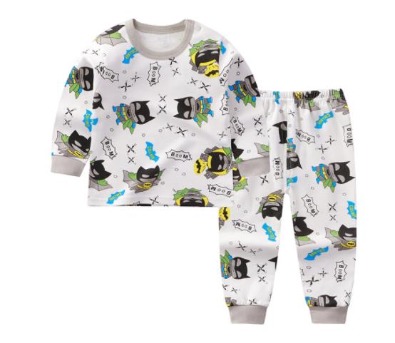 2pcs/set Kids Clothing Set Cotton Toddler Boys ClothesSets Cartoon Summer Top Suits Girls Clothes Outfits Tracksuit