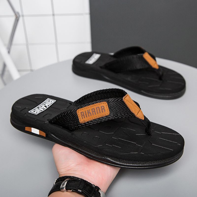 Men's Flip Flops Casual Beach Shoes Large Size Men Sandals Summer Leisure anti slip