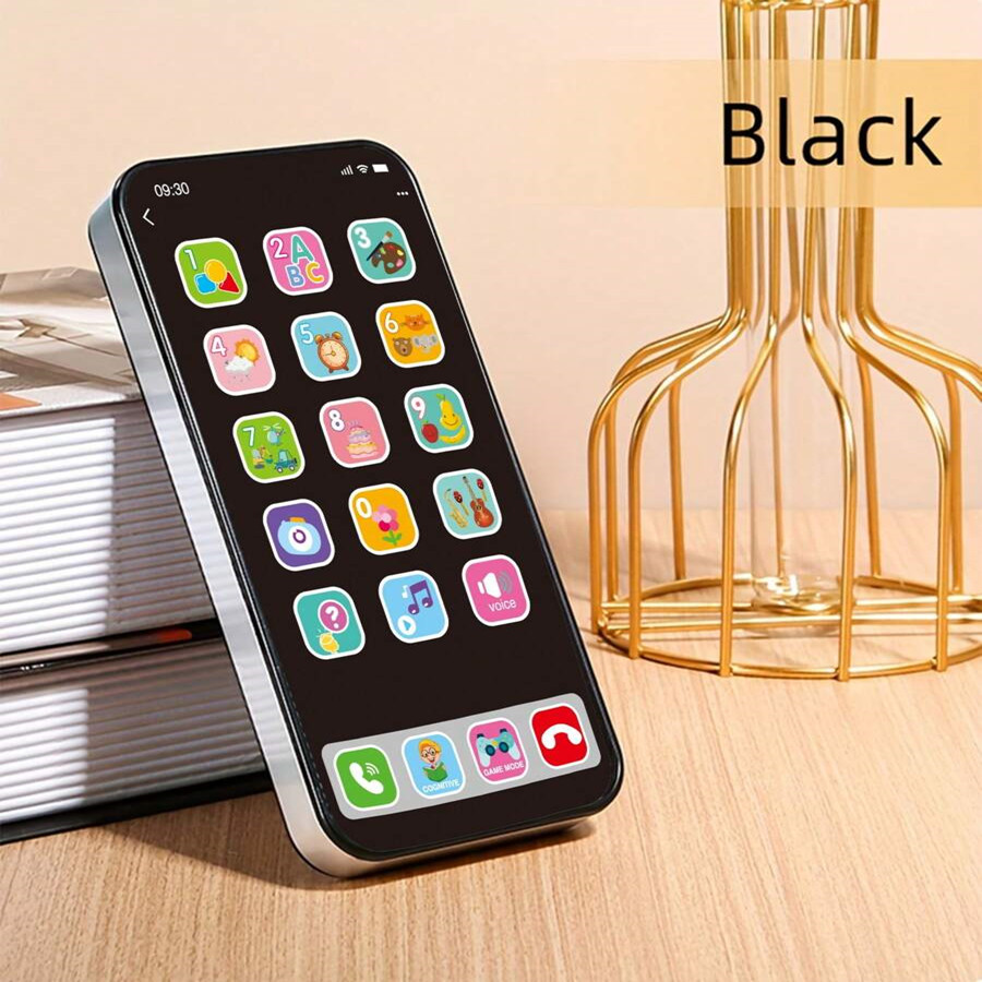 Children Simulation Music Touch Screen Phone Baby English Education Cognitive Phone Intelligent Multi-Functional Toy Model