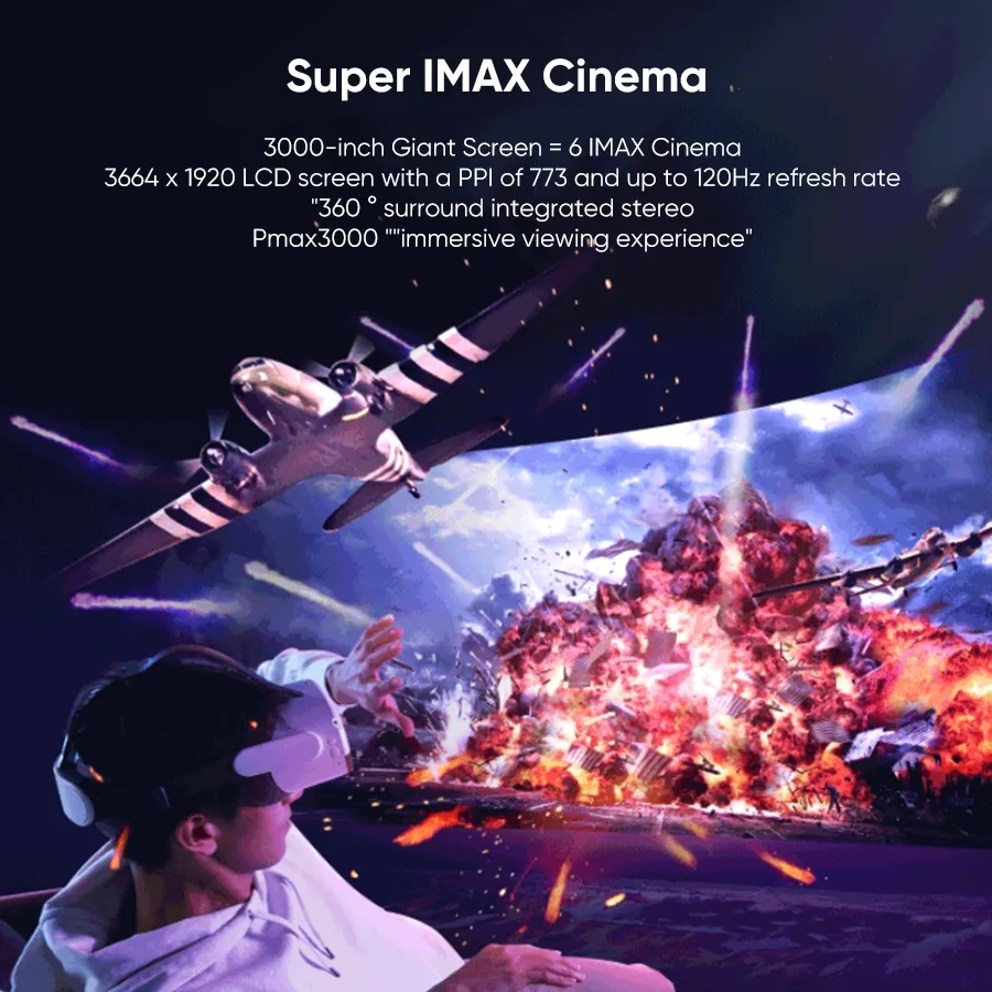 New 3D 8K Pico Neo 3 VR Streaming Game Glasses Advanced All In One Virtual Reality Headset Display 55 Freely Popular Games 256GB