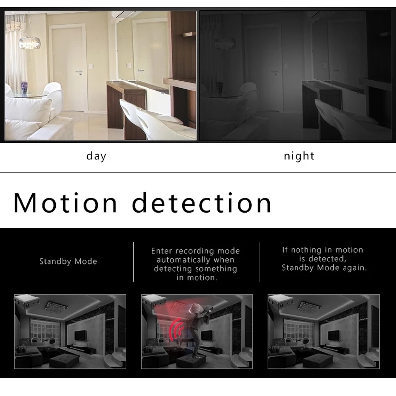 XD camera intelligent IR-CUT infrared night vision WIFI motion camera 1080P high-definition camera