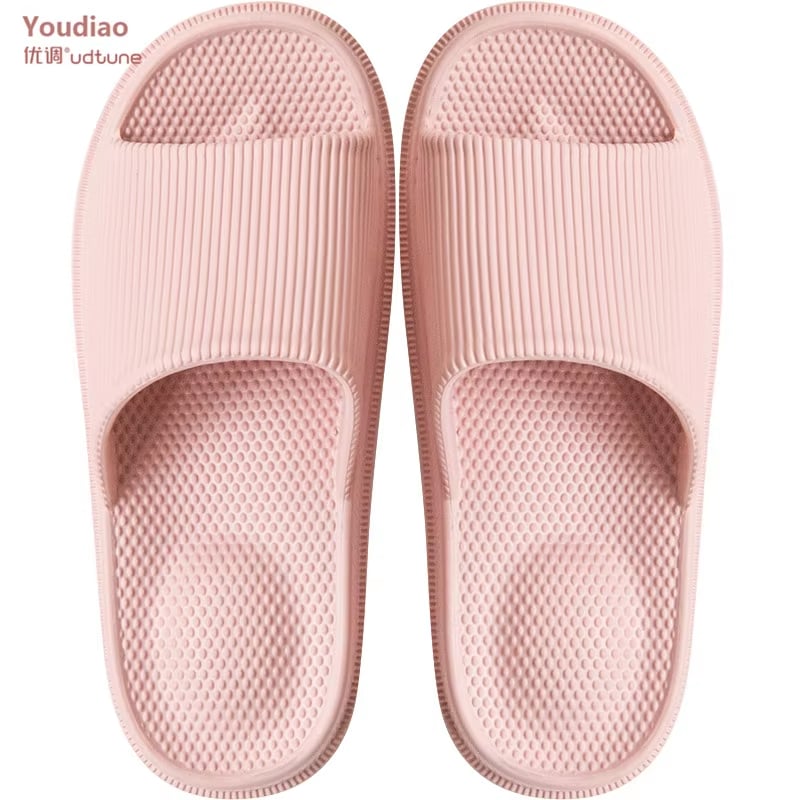 UTUNE Non-slip Massage Slippers Women EVA Indoor Slippers Light Women House Bath Shoes Man Waterproof Sandals Slides Bathroom