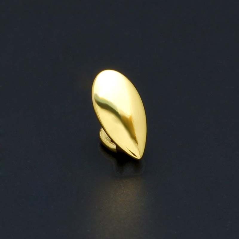 1 Pcs Gold Sliver Hip Hop Grills Single Cap Teeth Tooth Fang Grills Vampire Grill