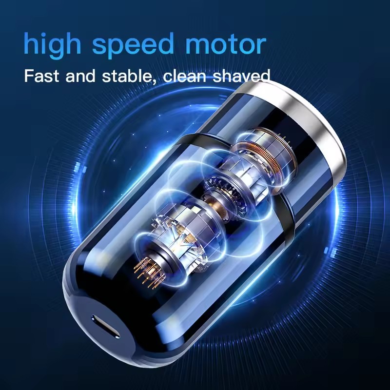 Mini Portable Electric Shaver For Men Capsule Design Travel Home Use Electric Beard Knife USB Rechargeable Pocket Electric Razor