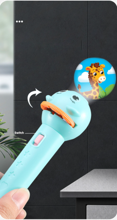 Baby Sleeping Storybook Flashlight Projector Flashlight Toys Early Education Toys Children's Gifts Lighting Toys