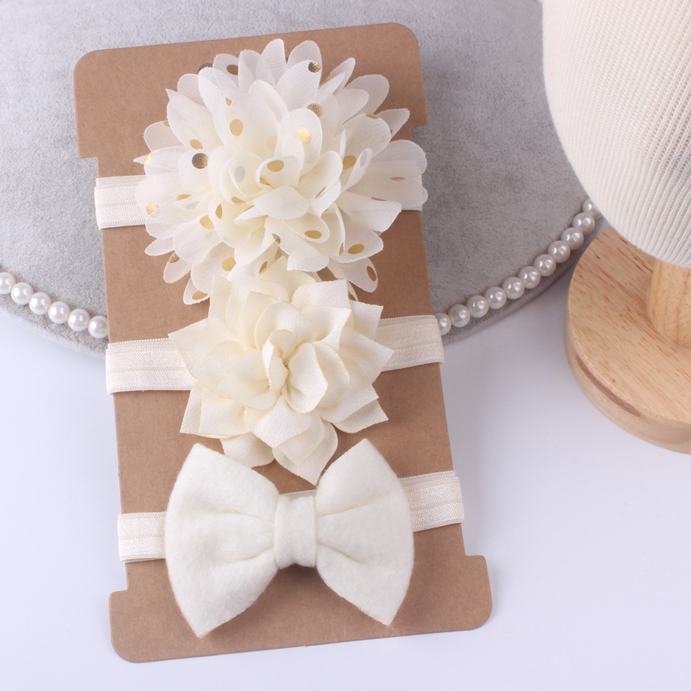 Children's baby hair band set, flower hair accessories, baby hair bands, hair clip headgear accessories